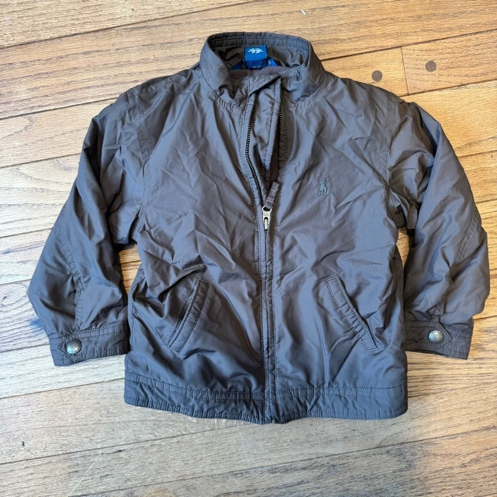 Polo by Ralph Lauren Brown Hooded Jacket - Picture 3 of 3